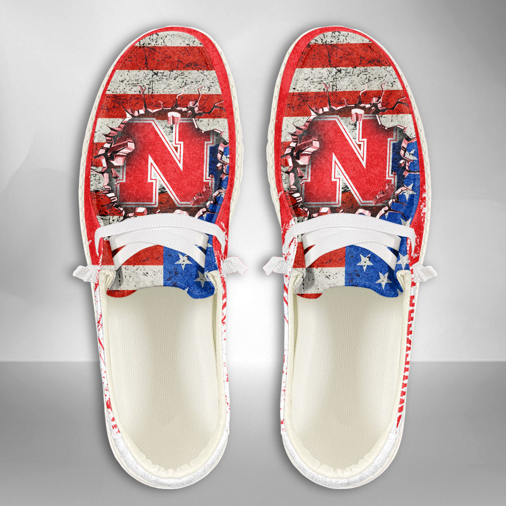Louisville Cardinals Personalized Hey Dude Sports Shoes - Custom Name Design