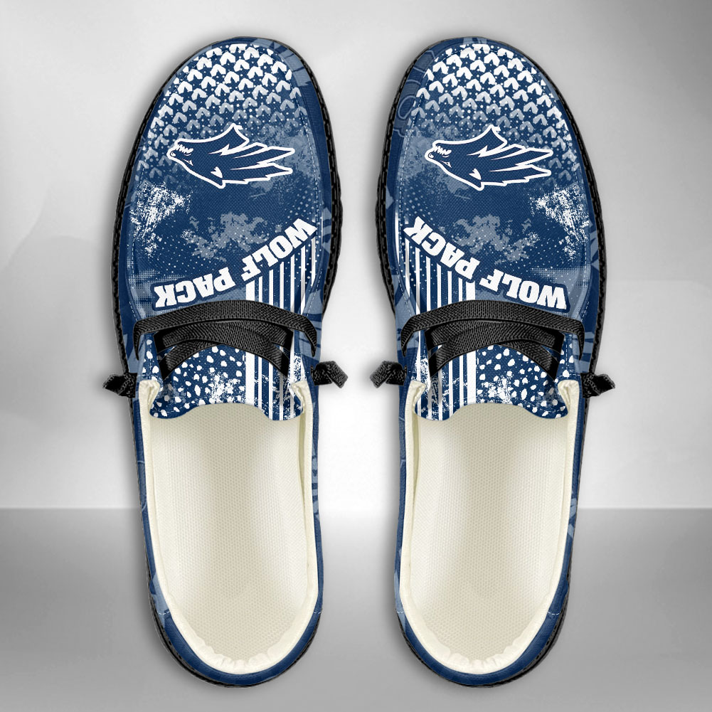 Utah State Aggies H-D Shoes Wally Men's Lace Up Loafers For Men And Women