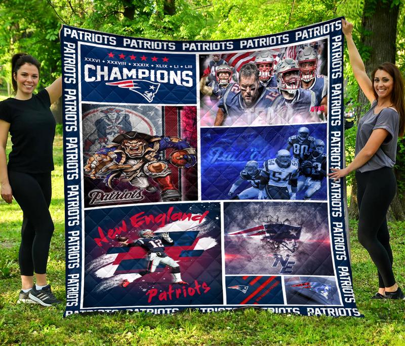 Tom Brady New England Patriots 3D Quilt Blanket, Fleece Blanket 