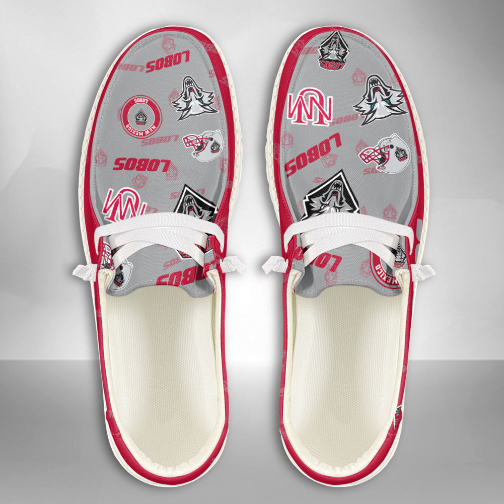 SMU Mustangs Personalized Hey Dude Sports Shoes - Custom Name Design