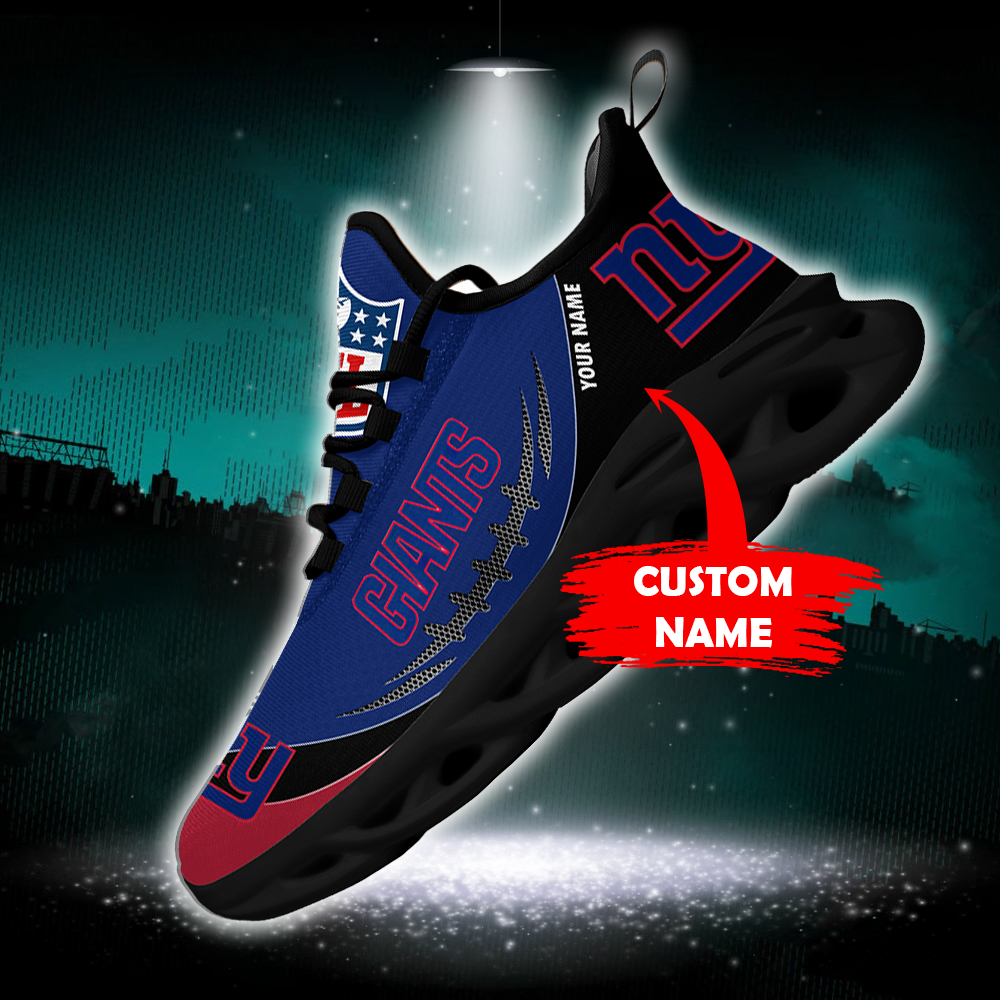New York Giants-Personalized  Max Soul Shoes 