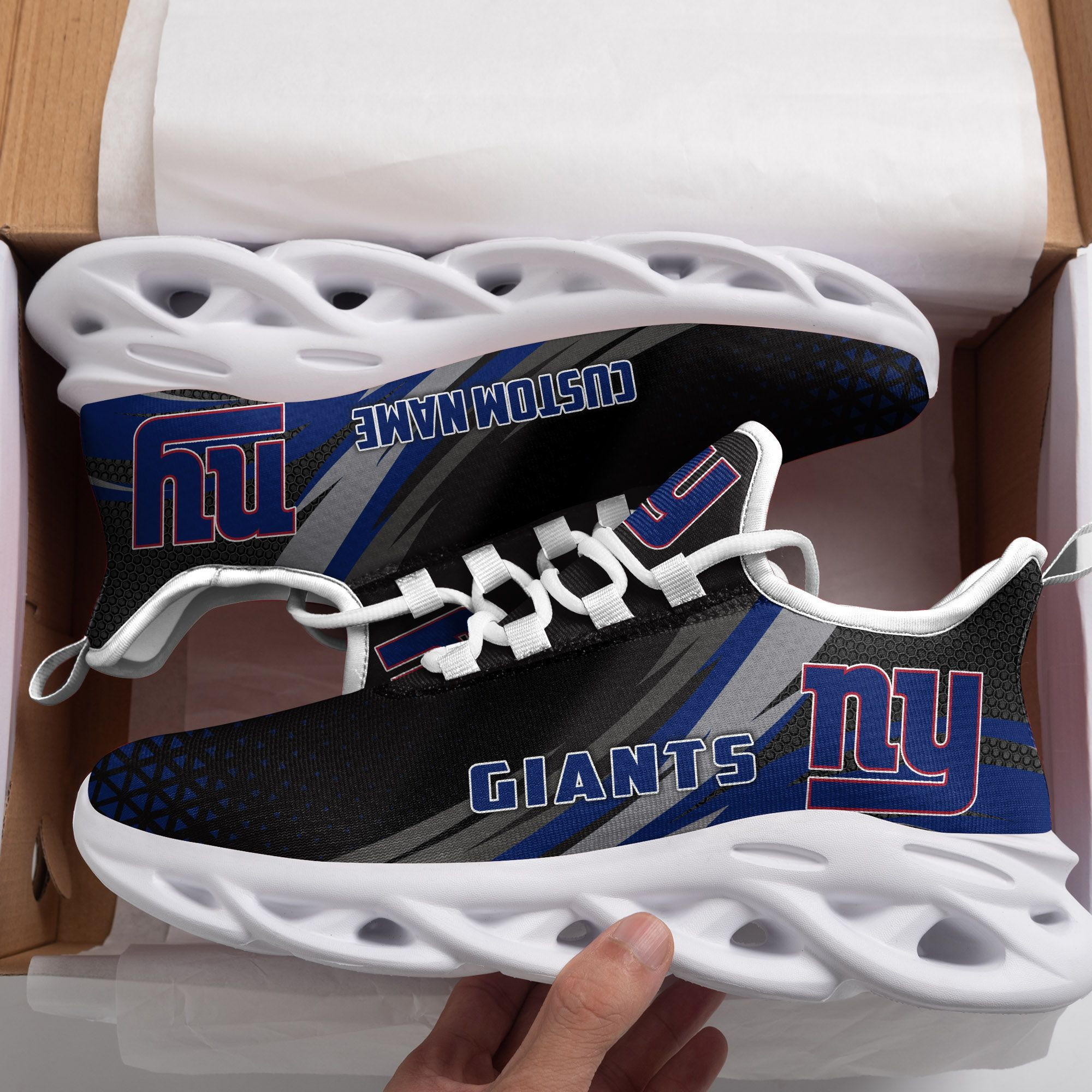 New York Giants Triangle Custom Personalized Max Soul 