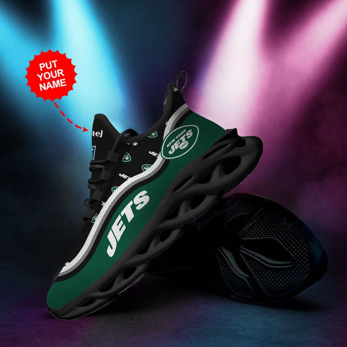 New York Jets Custom Personalized Max Soul Sneakers Shoes 