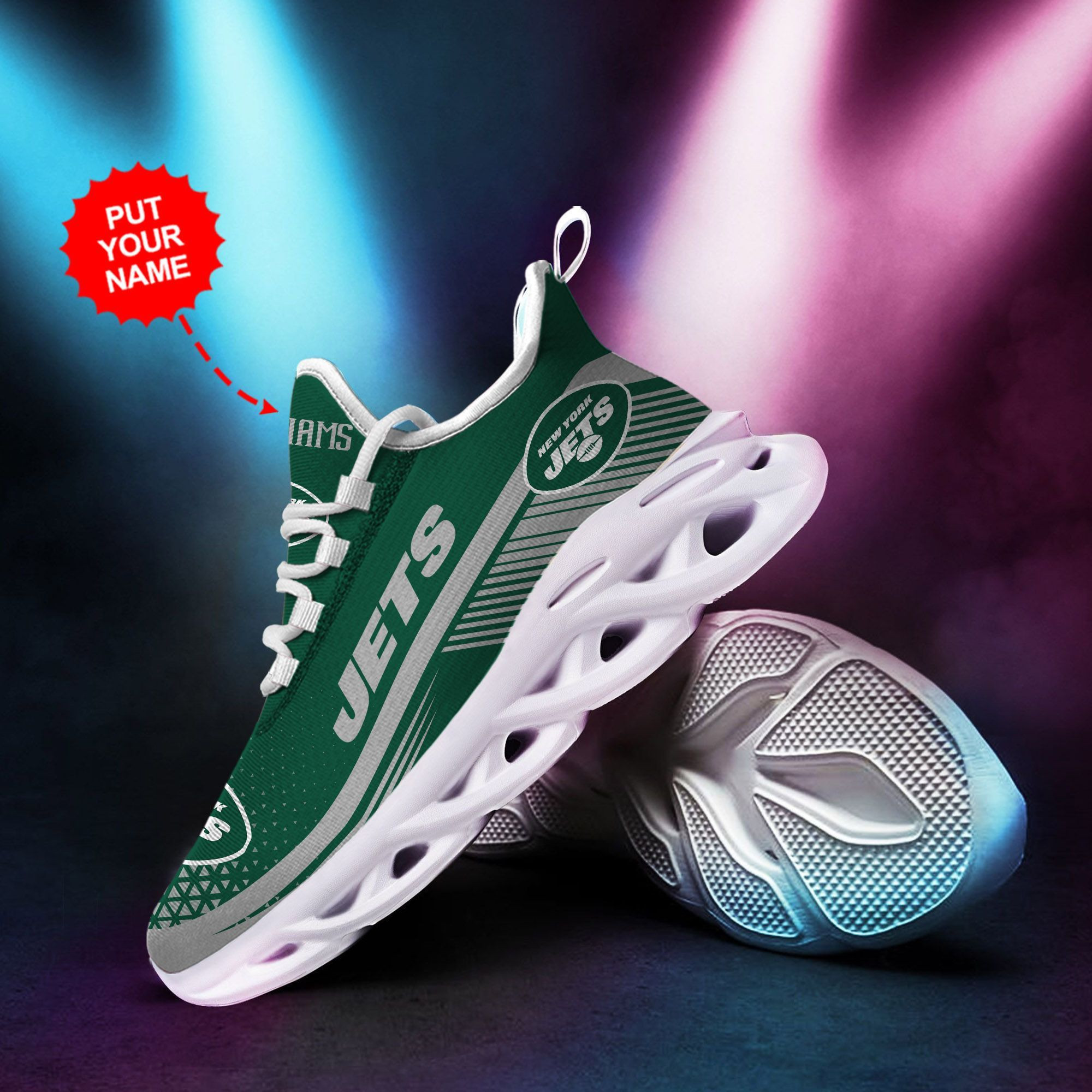 New York Jets Custom Personalized Max Soul Sneakers Shoes 