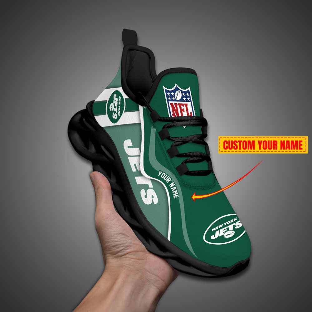 New York Jets Customized Unique Max Soul Shoes-SP10052325DS04 