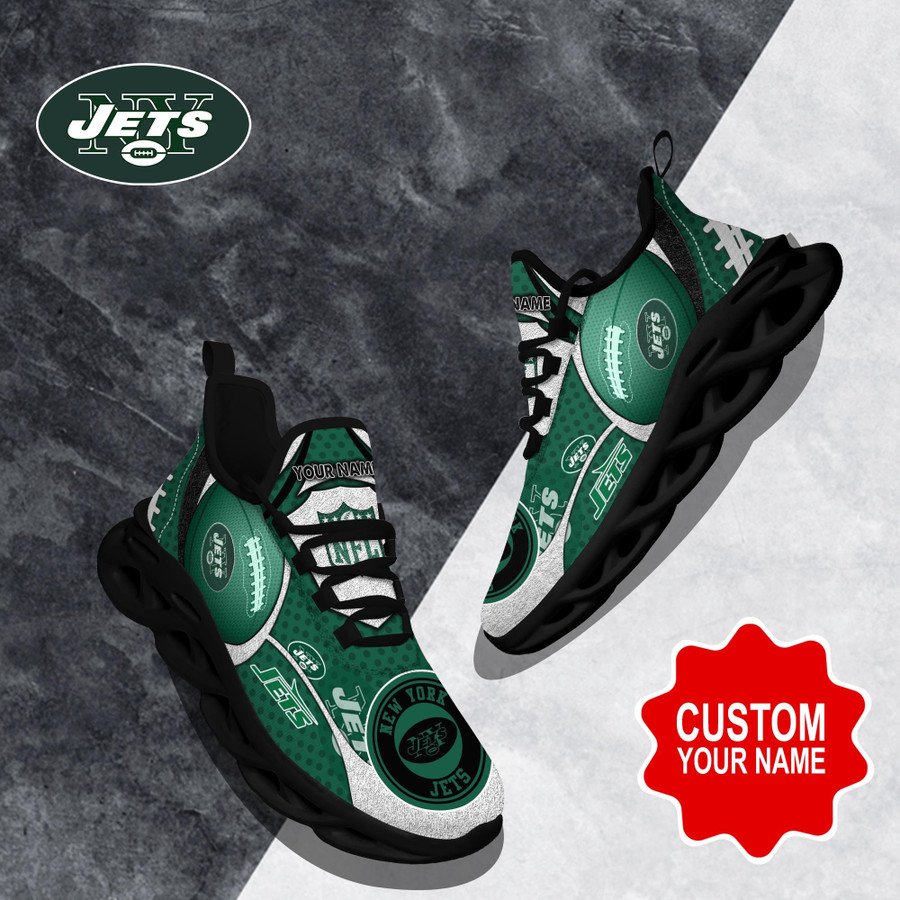 New York Jets Max Soul Shoes Custom 