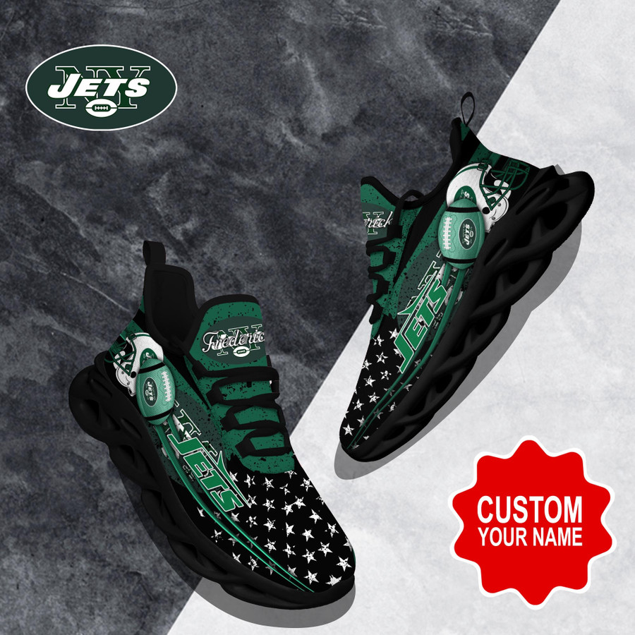 New York Jets Max Soul Shoes Custom 