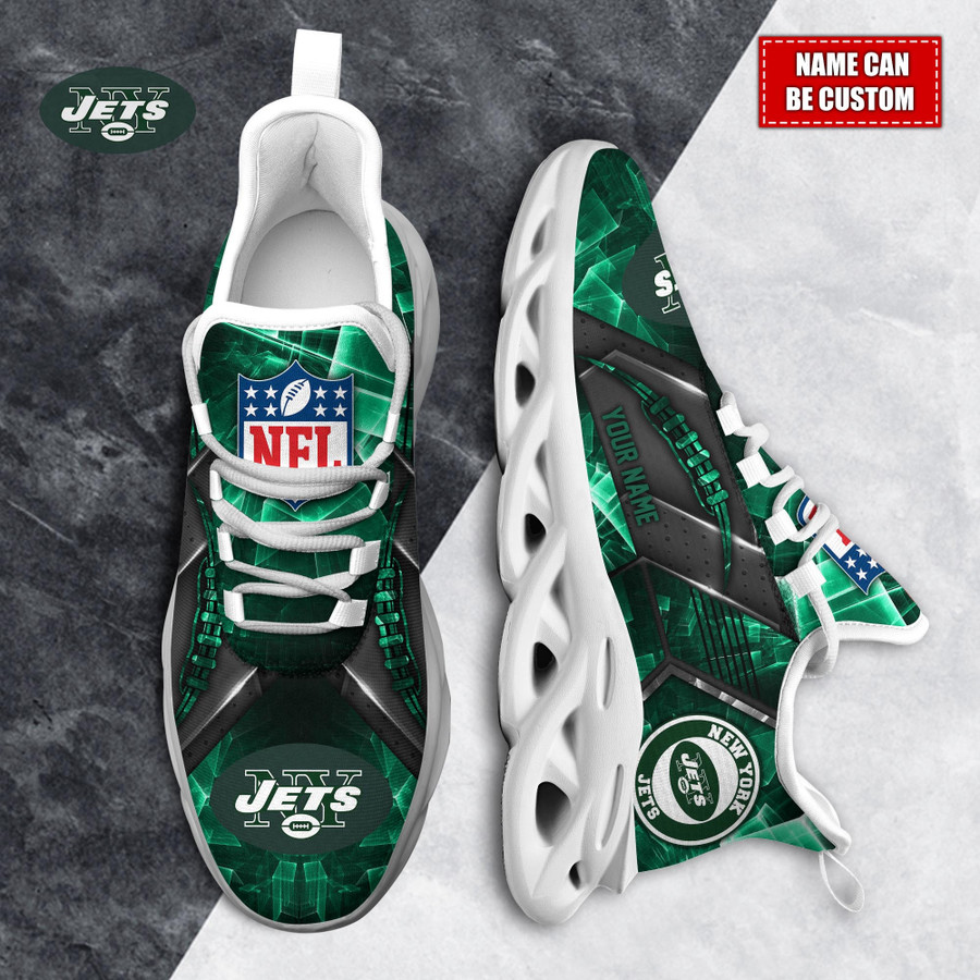 New York Jets Max Soul Shoes Custom 