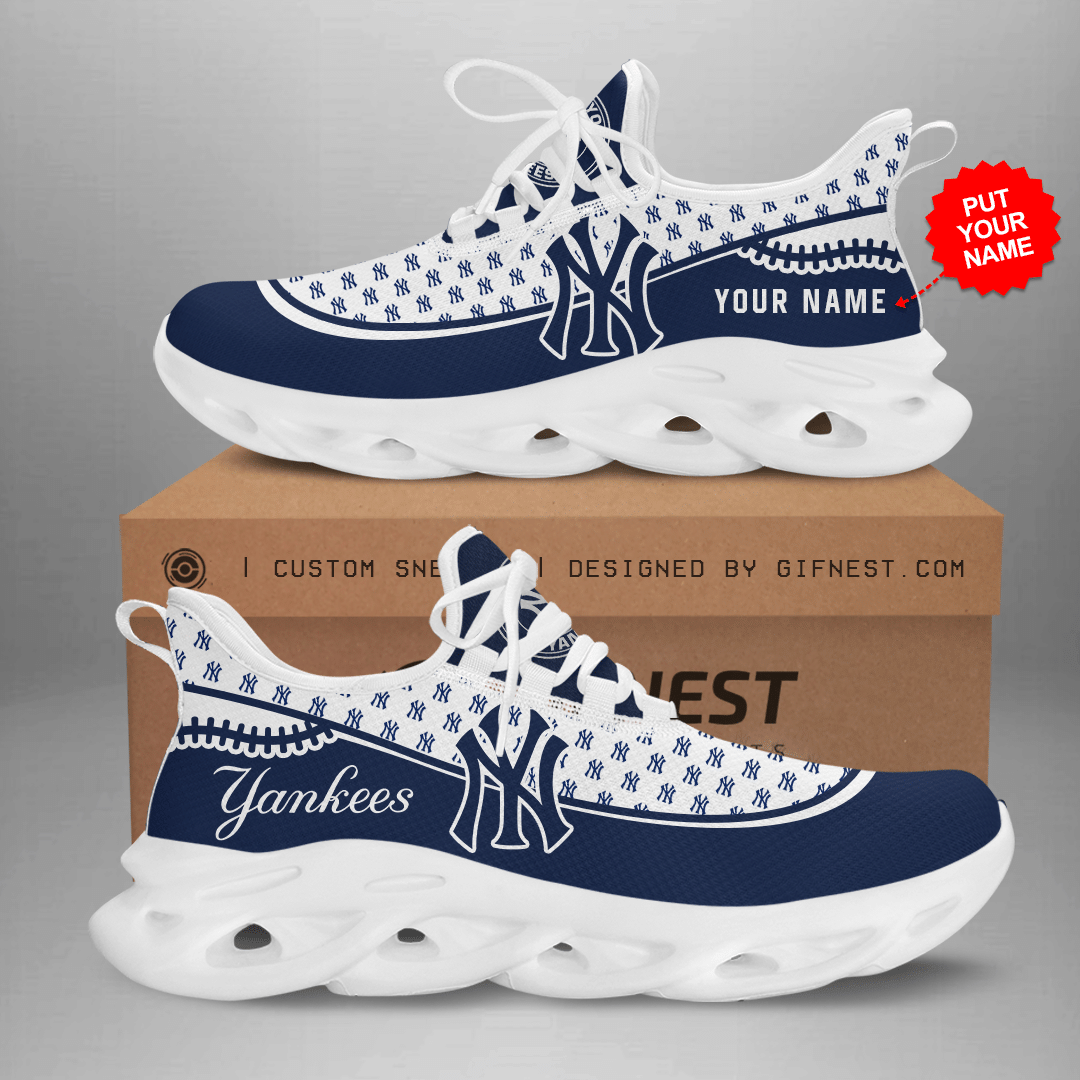 New York Yankees  Baseball Team Helmet Custom Name Personalized Men And Women Max Soul Sneakers Shoes