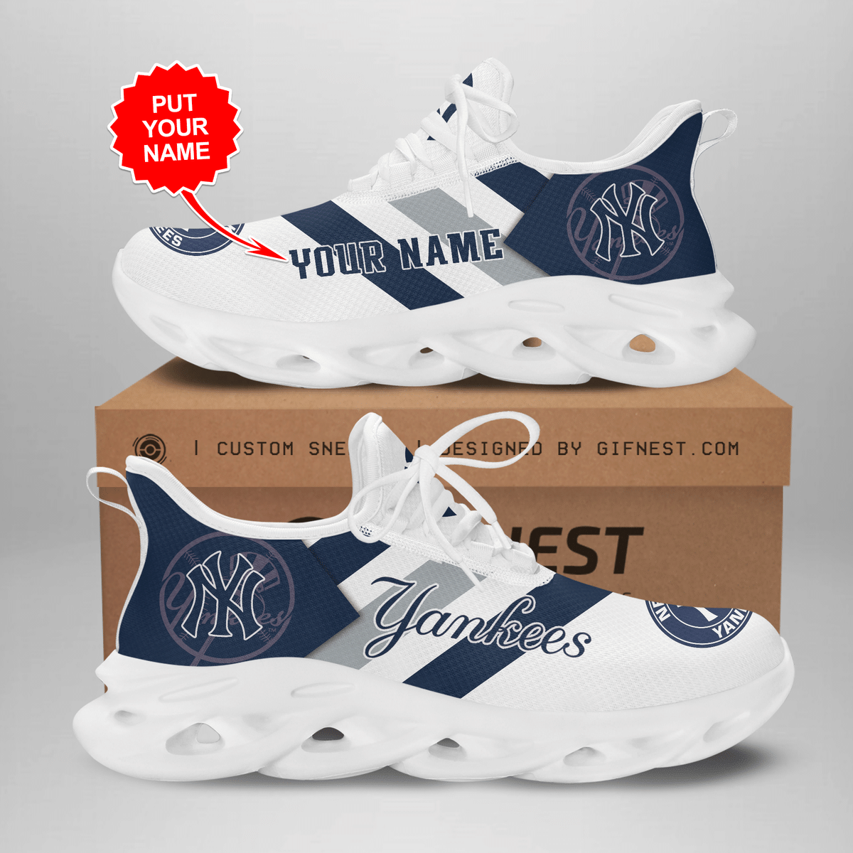 New York Yankees Max Soul Sneakers, Sports Shoes, Shoes For Men And Women Wh280 