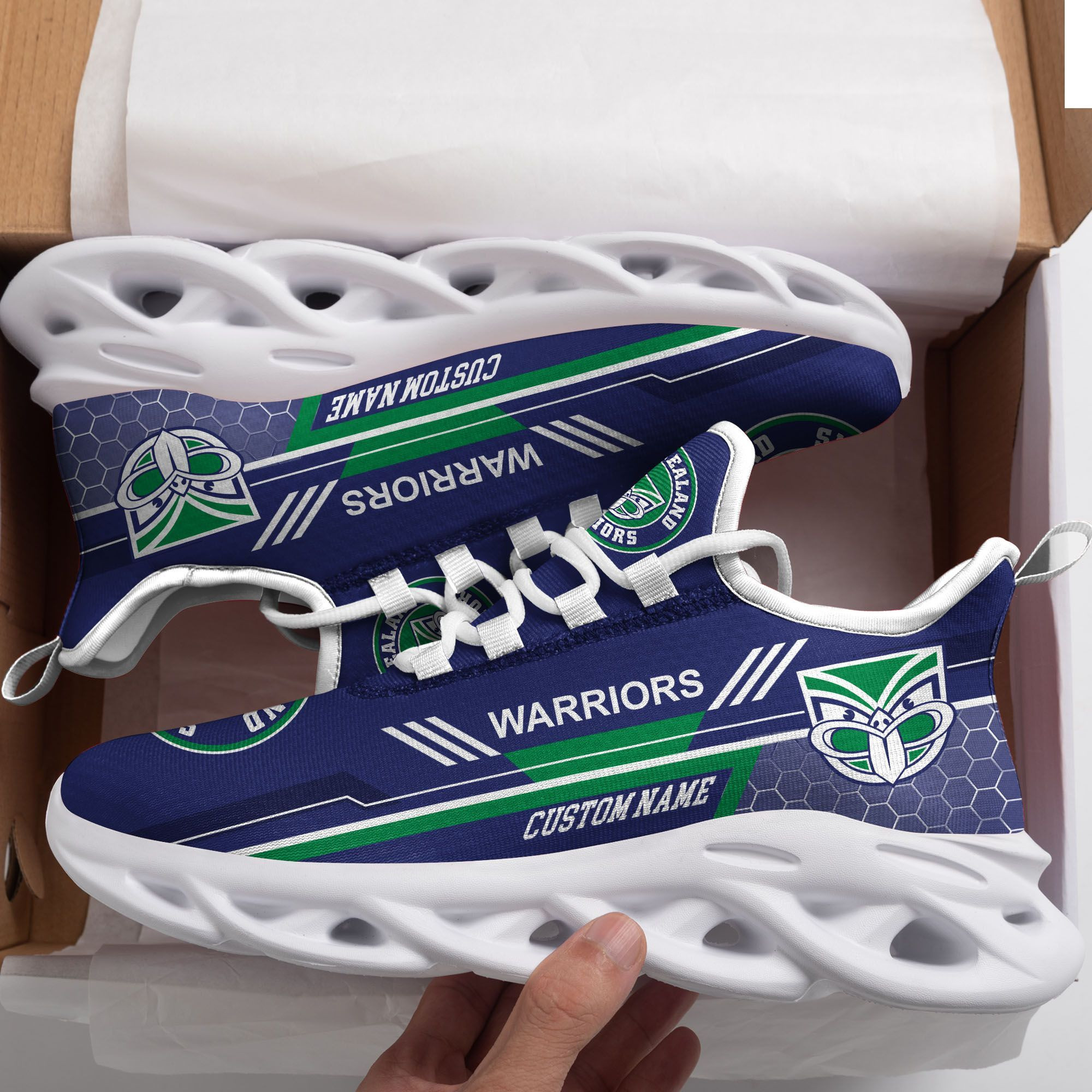 Duke Blue Devils Max Soul Sneakers Shoes