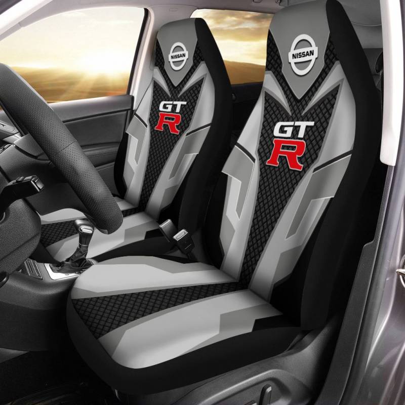 Nissan GTR LPH Car Seat Cover (Set of 2) Ver 2 (Blue)