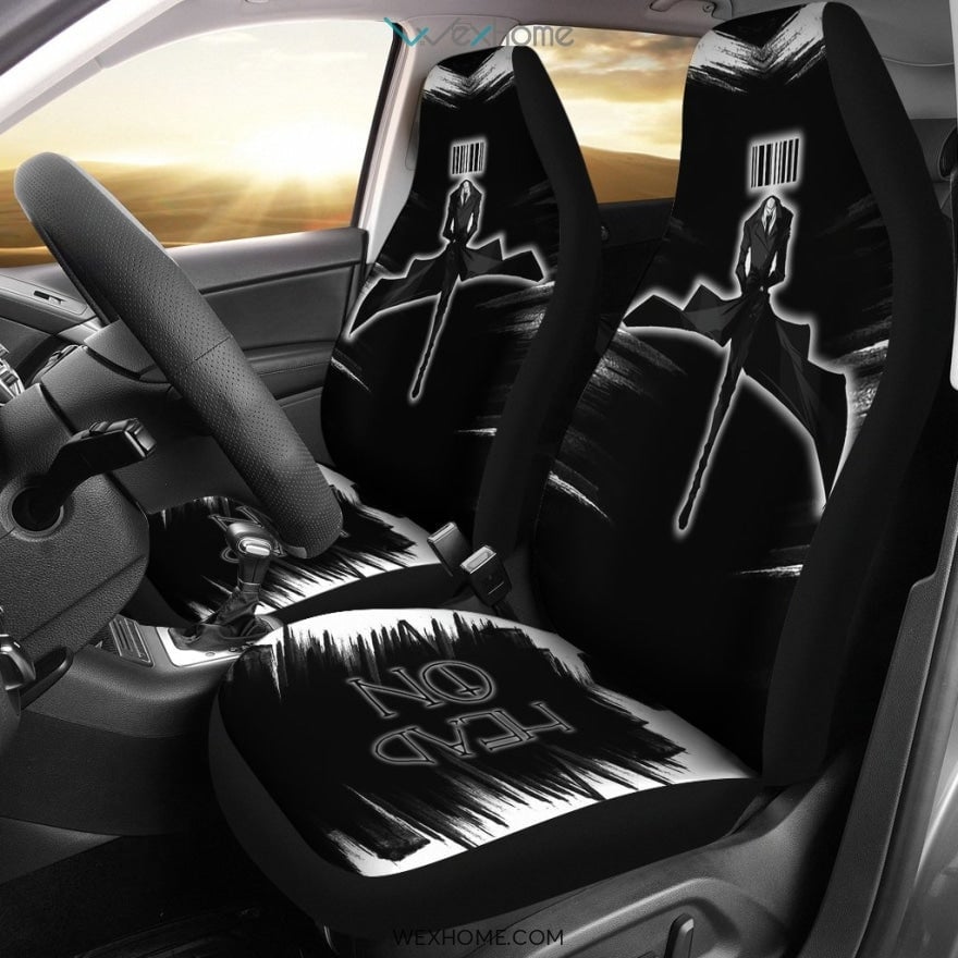 Murder Bunny Pennywise Holding Saw Seat Covers