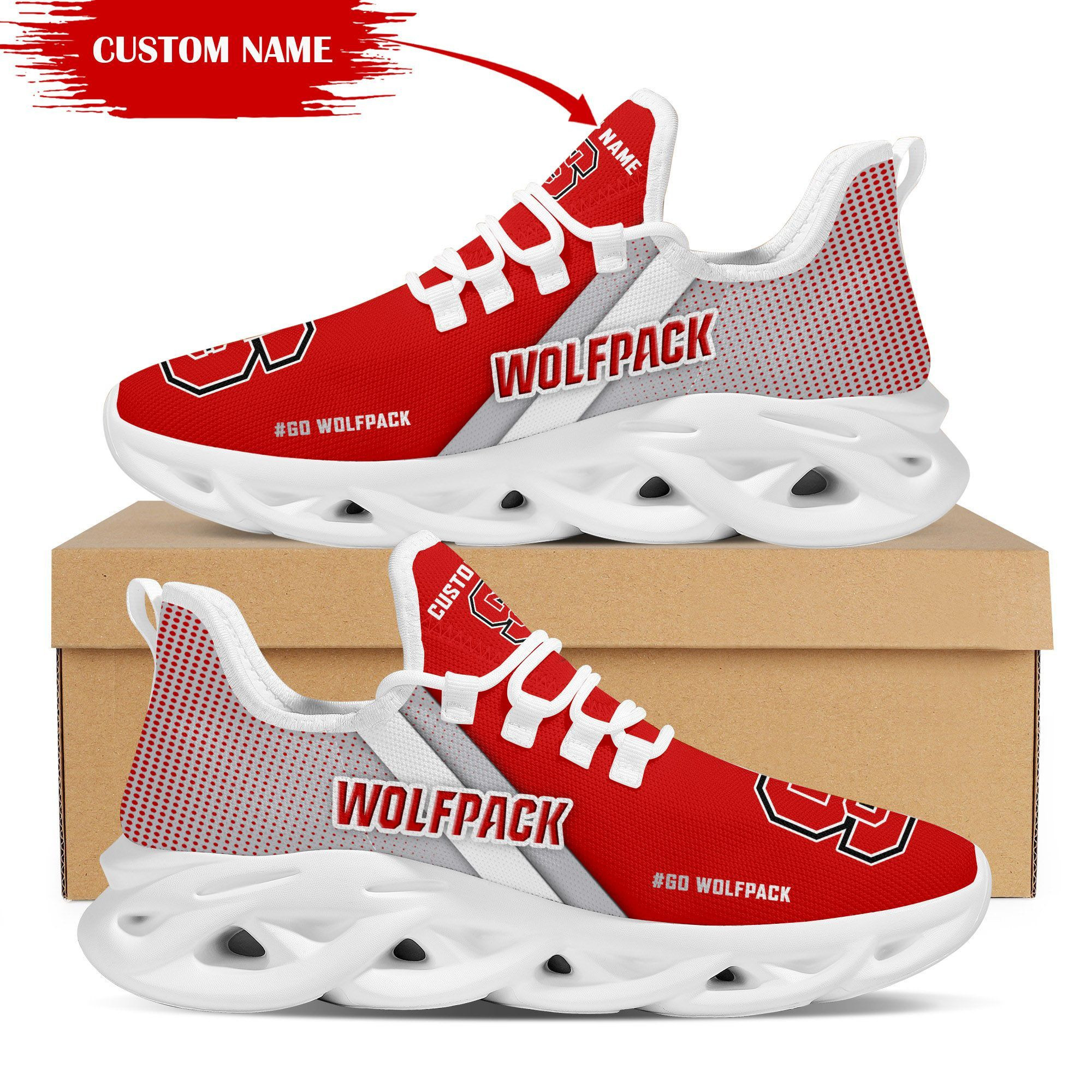 Nebraska Cornhuskers Max Soul Sneakers Shoes