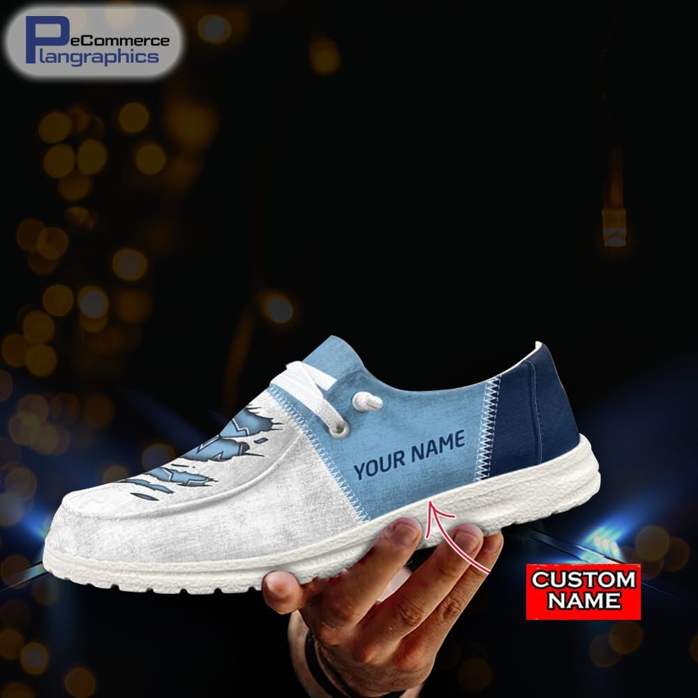 Northwestern Wildcats Custom Name Hey Dude Shoes 