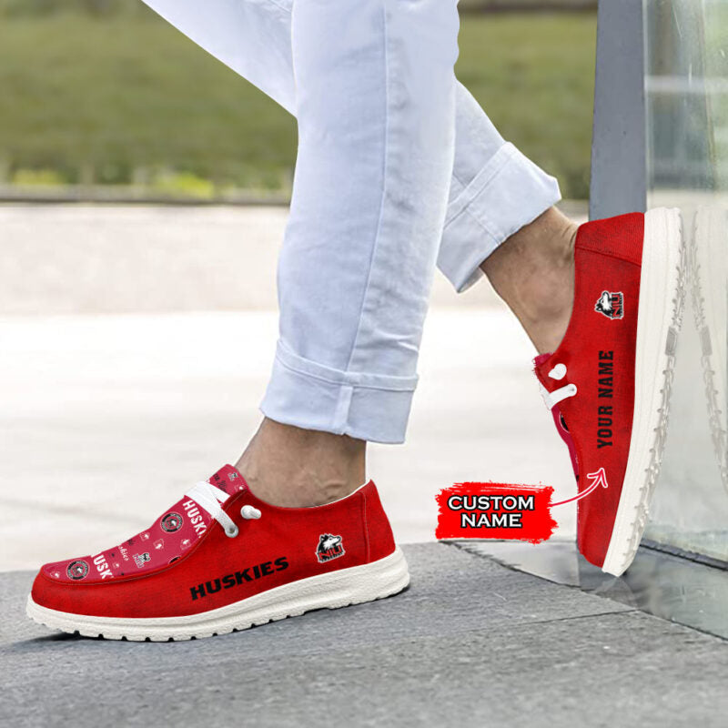 Ohio State Buckeyes Personalized Hey Dude Sports Shoes - Custom Name Design