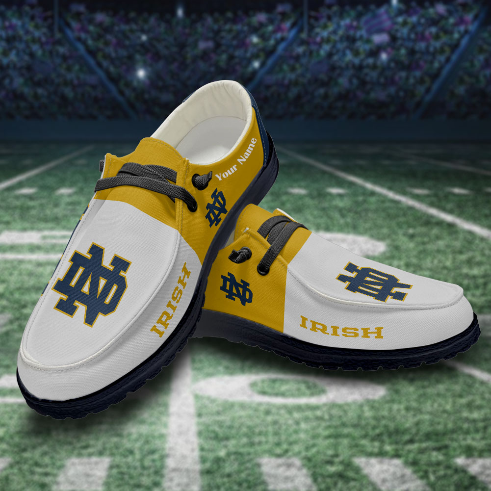 Ohio State Buckeyes Personalized Hey Dude Sports Shoes - Custom Name Design