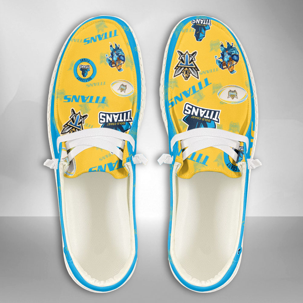 NRL Canterbury-Bankstown Bulldogs Personalized Hey Dude Sports Shoes - Custom Name Design