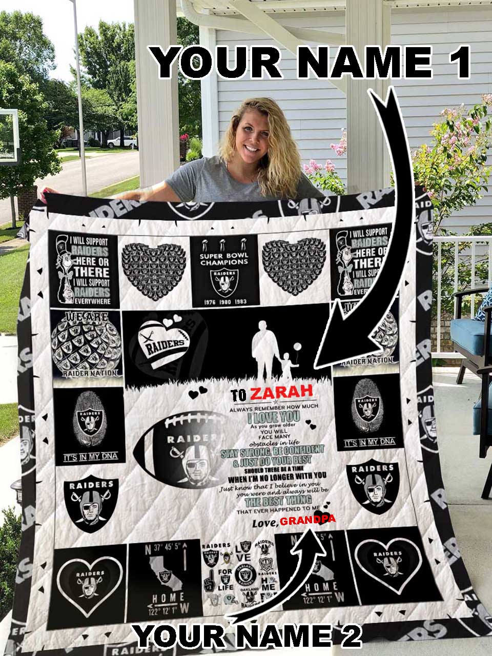Buffalo Bills Quilt Blanket