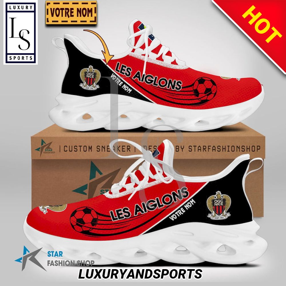 Angers SCO Ligue 1 Custom Name Max Soul Shoes