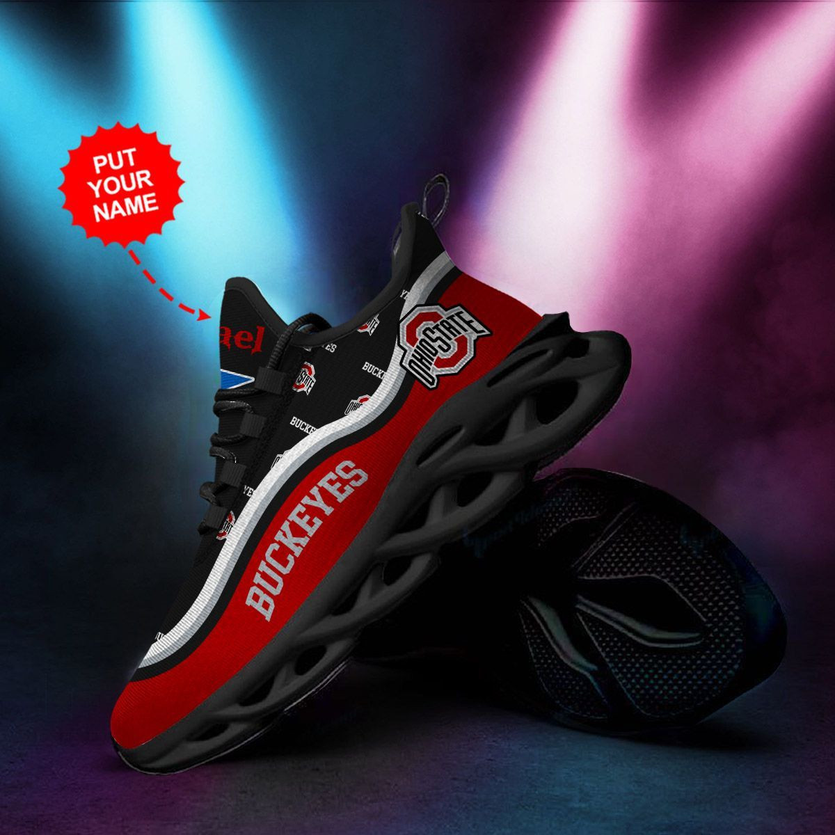 Oklahoma Sooners Custom Personalized Max Soul Sneakers Shoes