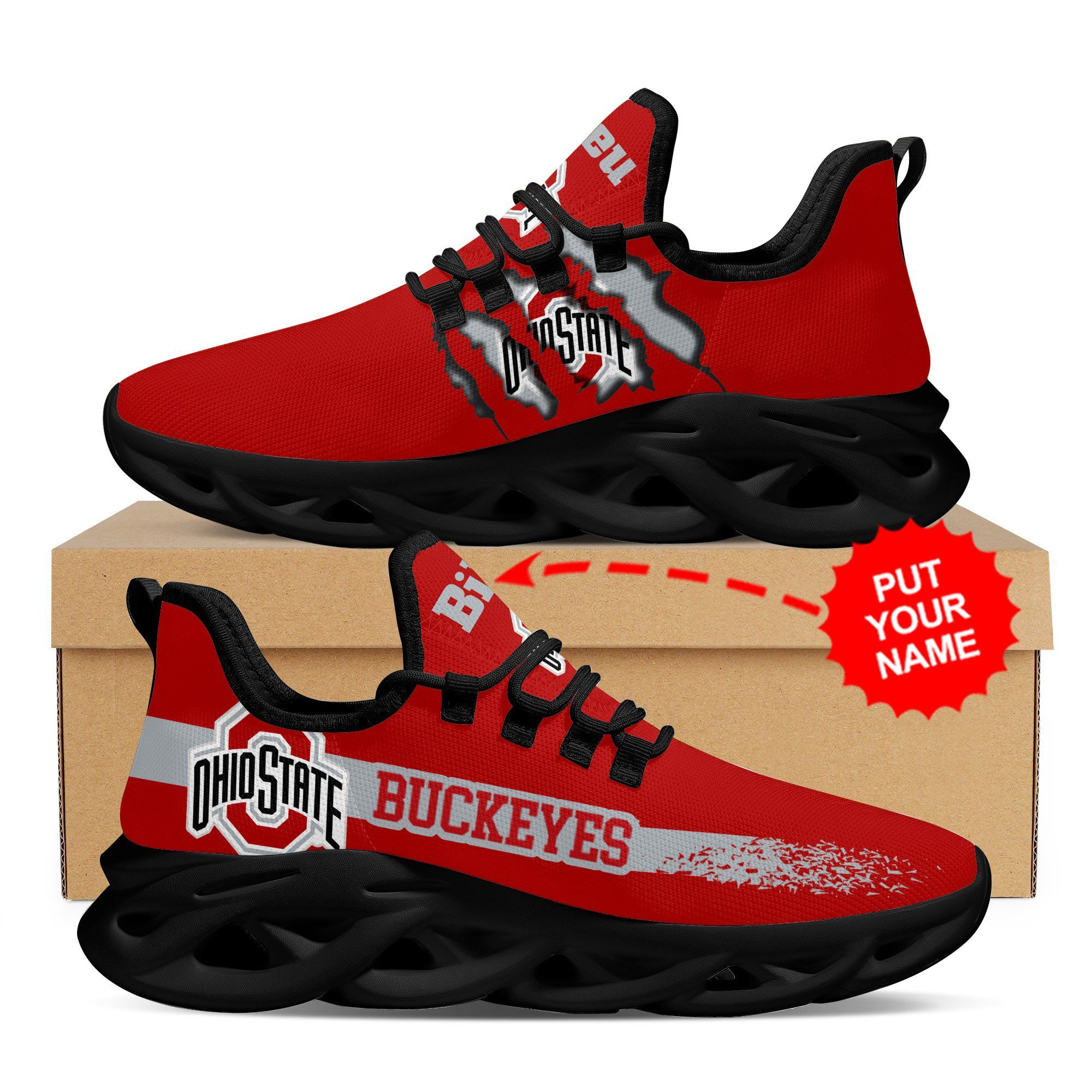 Green Bay Packers Max Soul Sneakers Shoes