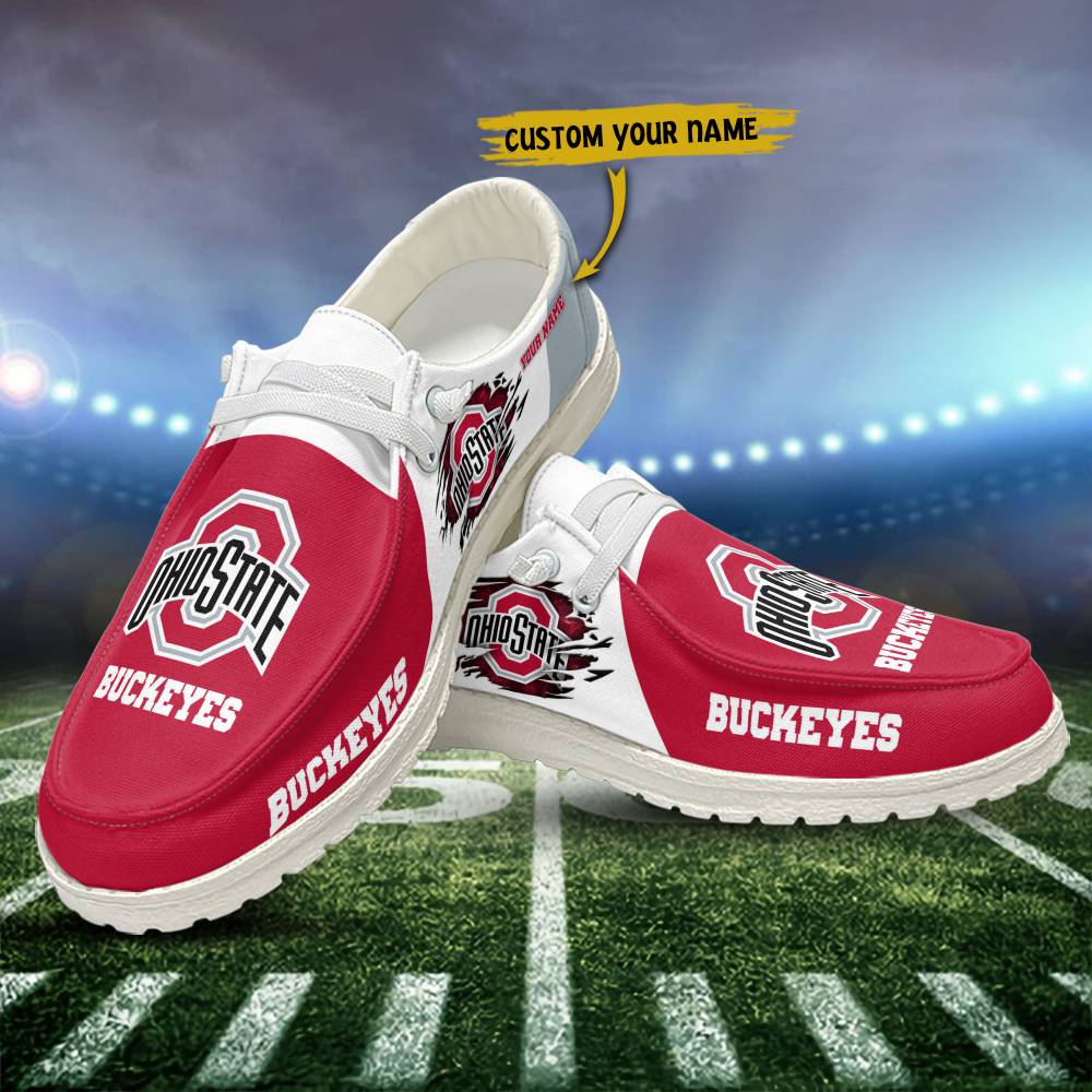 Cincinnati Bearcats Personalized Hey Dude Sports Shoes - Custom Name Design