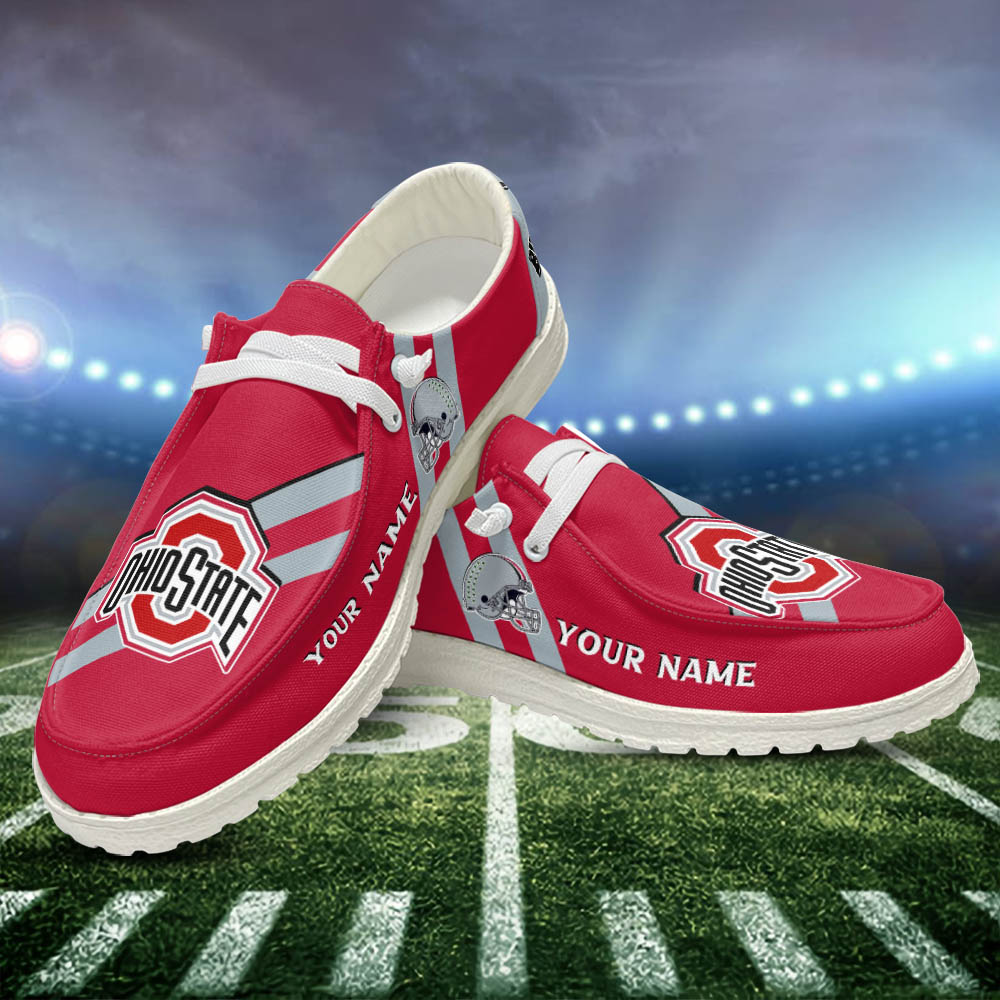 Stanford Cardinal Personalized Hey Dude Sports Shoes - Custom Name Design