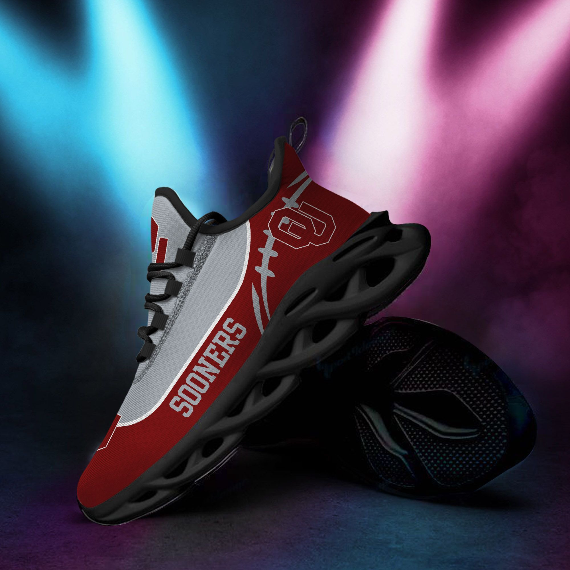 Nebraska Cornhuskers Custom Name Personalized Max Soul Sneakers Shoes