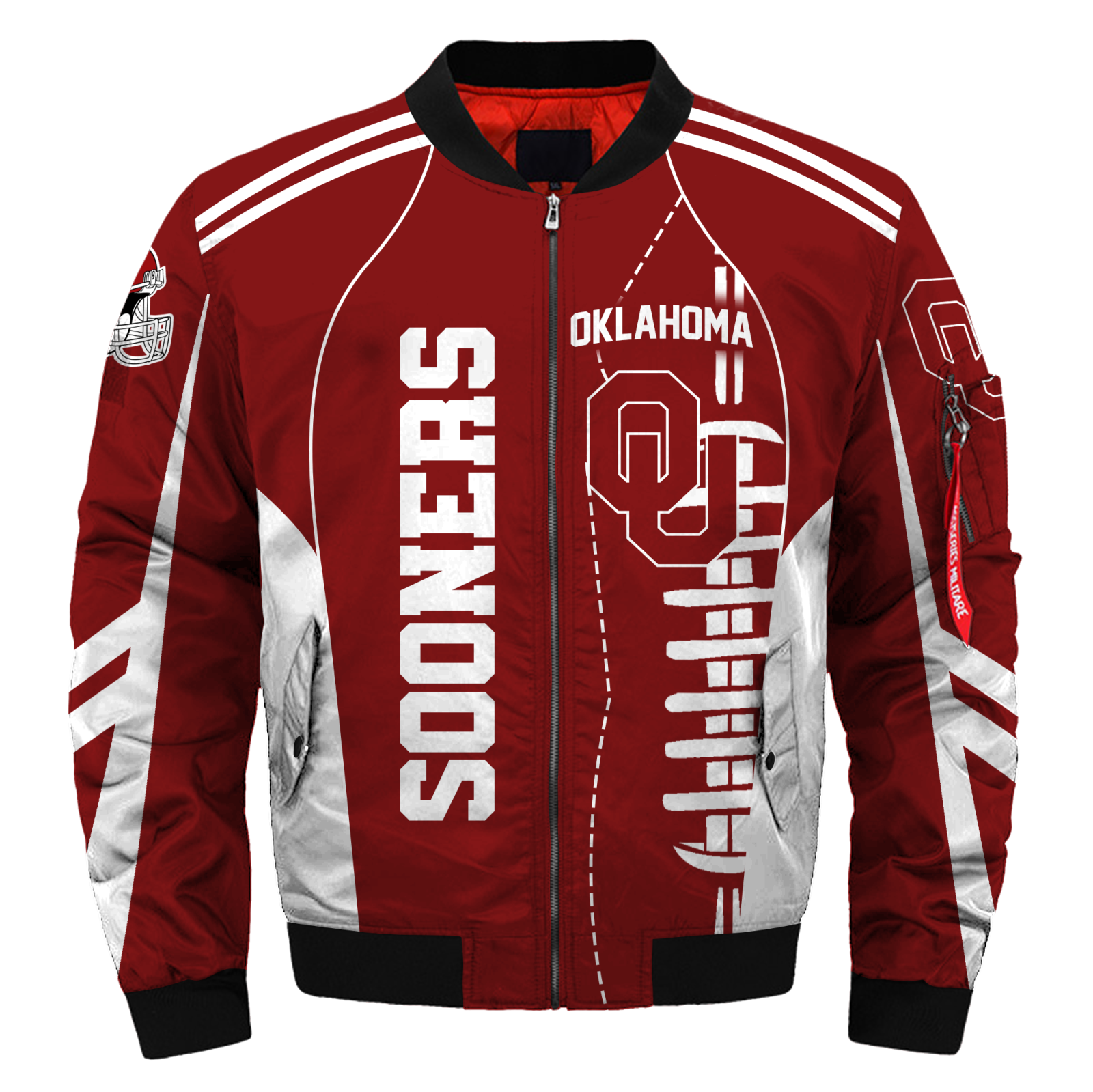 Skull Tulane Green Wave Jacket