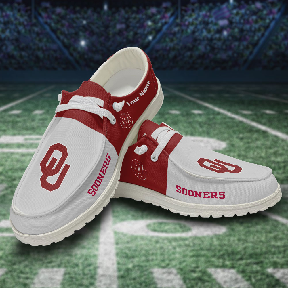 Oregon Ducks Personalized Hey Dude Sports Shoes - Custom Name Design