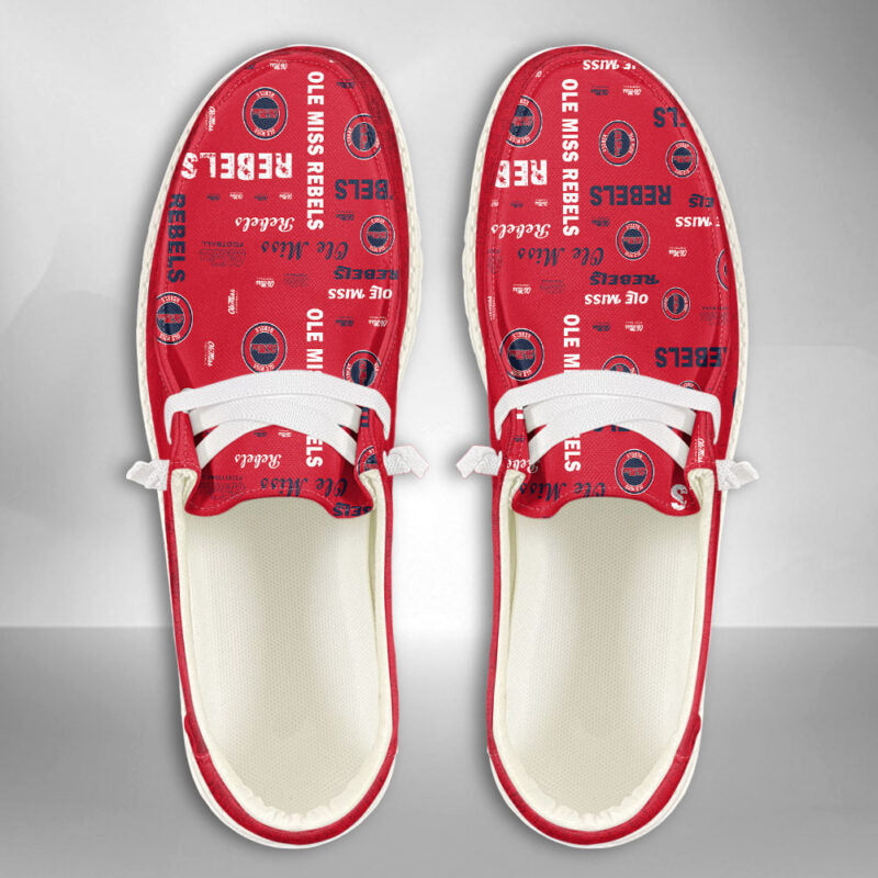 Mississippi State Bulldogs Personalized Hey Dude Sports Shoes - Custom Name Design