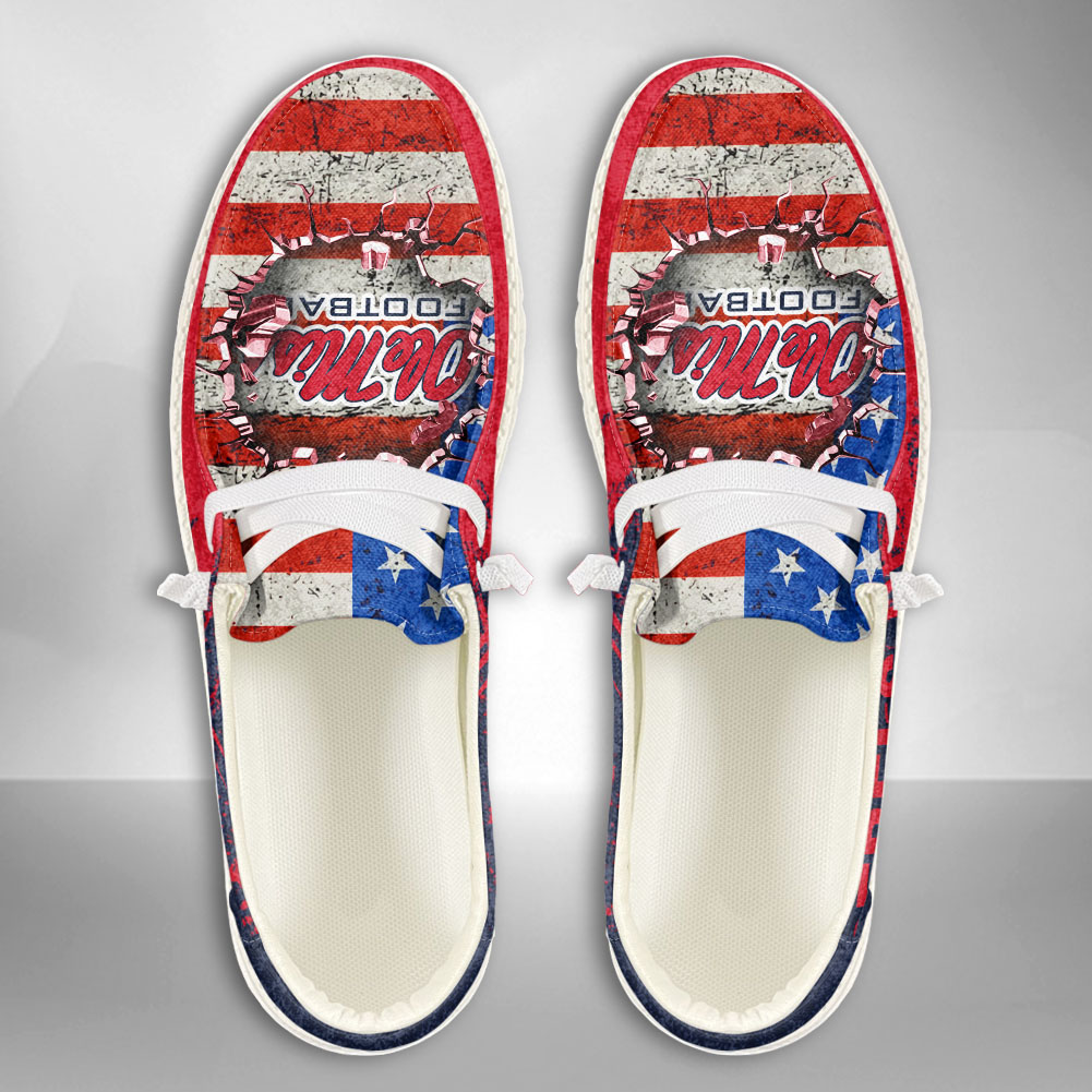 South Florida Bulls Personalized Hey Dude Sports Shoes - Custom Name Design