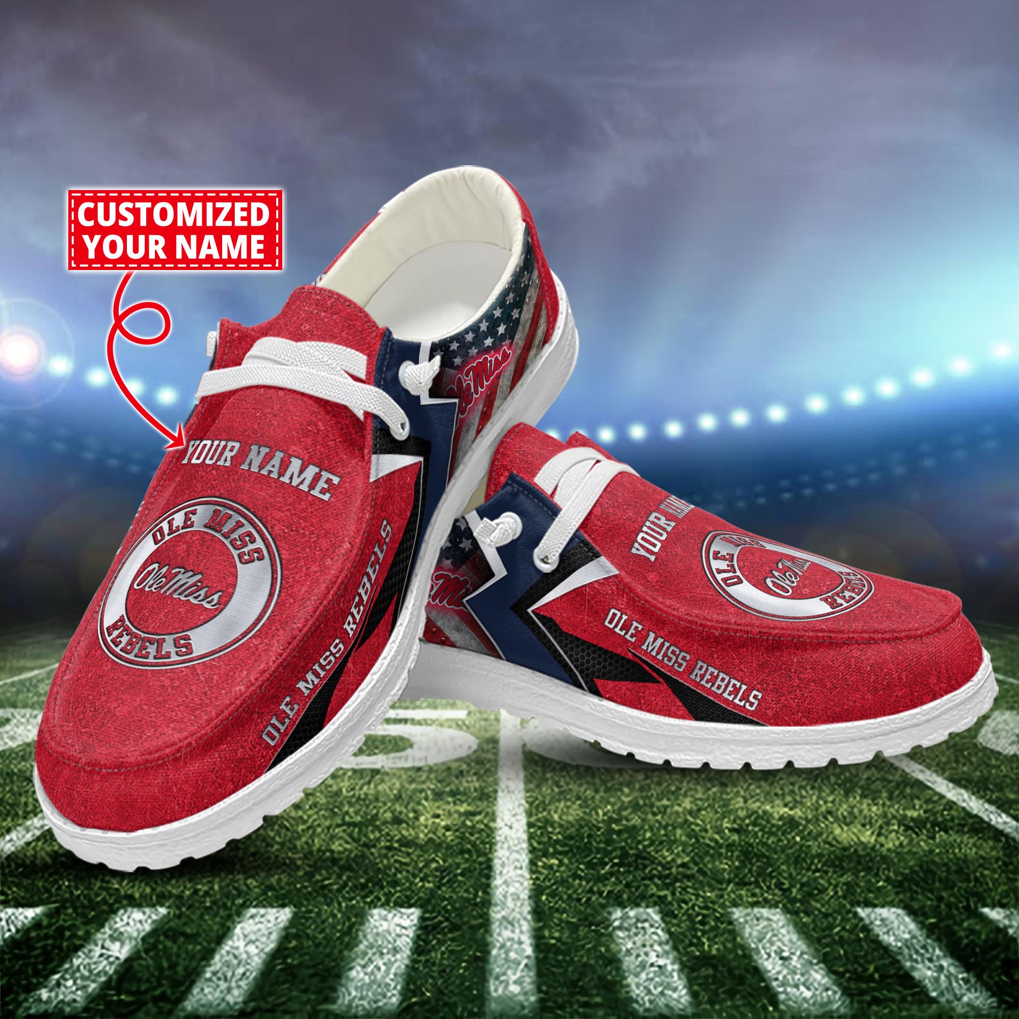 Iowa State Cyclones Personalized Hey Dude Sports Shoes - Custom Name Design