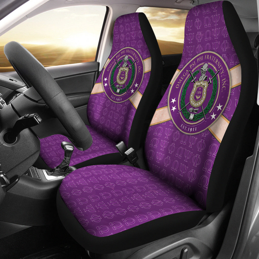 Star Wars Car Seat Covers - Star Wars Text Patterns Seat Covers NT042302