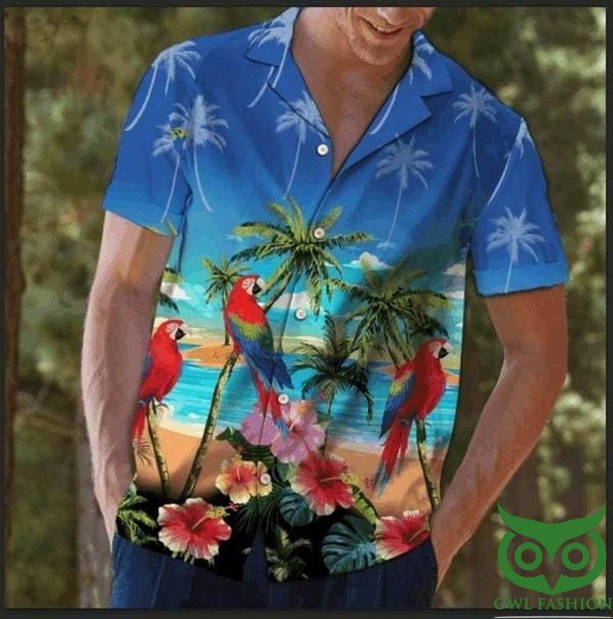 Customized Seattle Mariners Turquoise With Team On Sleeves Hawaiian Shirt