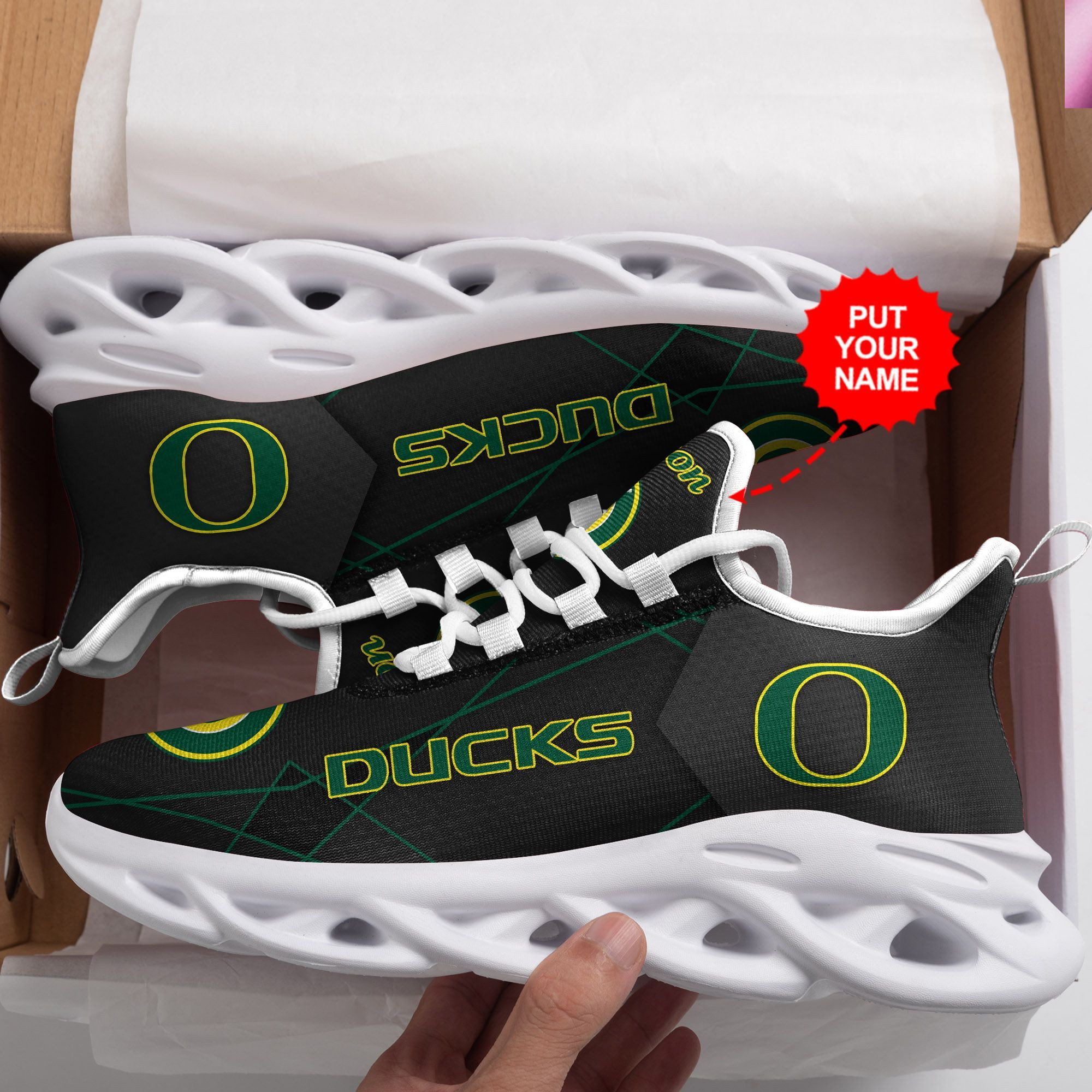 Las Vegas Raiders Custom Name Personalized Sporty Max Soul Sneakers Shoes