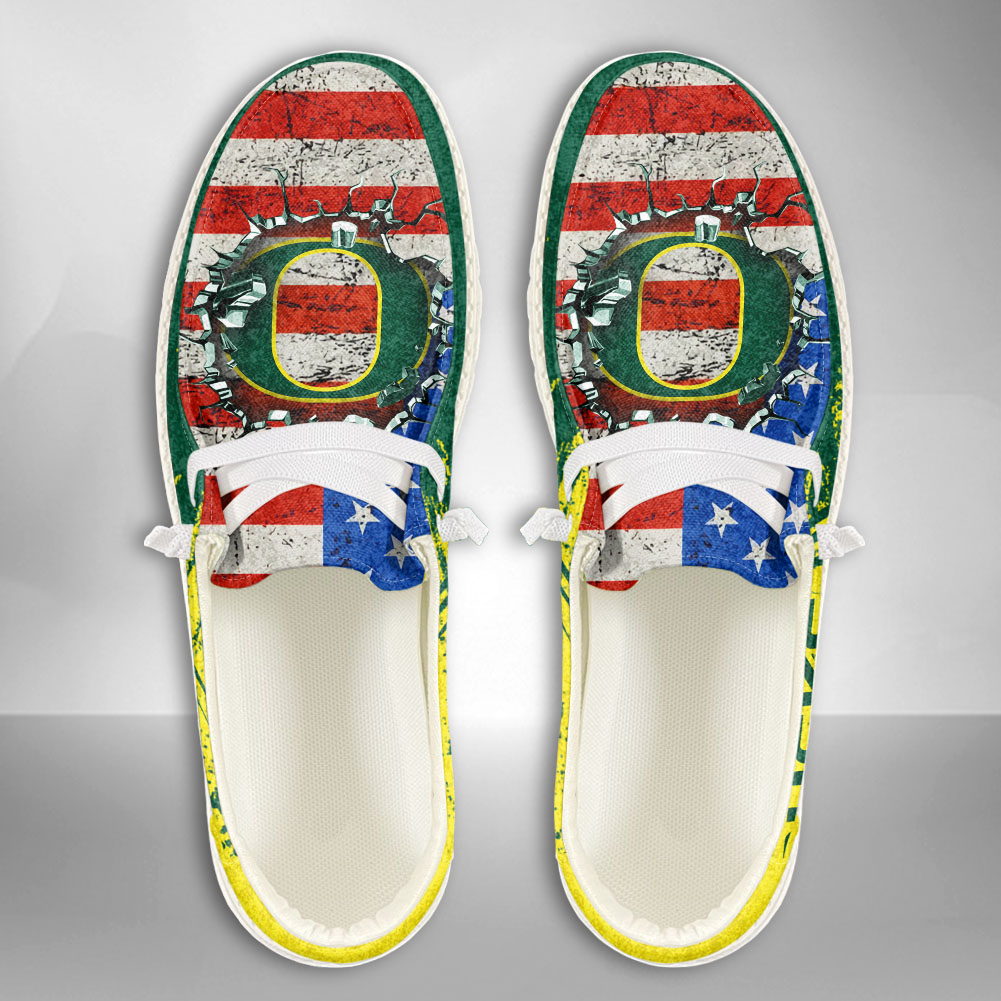 Wisconsin Badgers Personalized Hey Dude Sports Shoes - Custom Name Design
