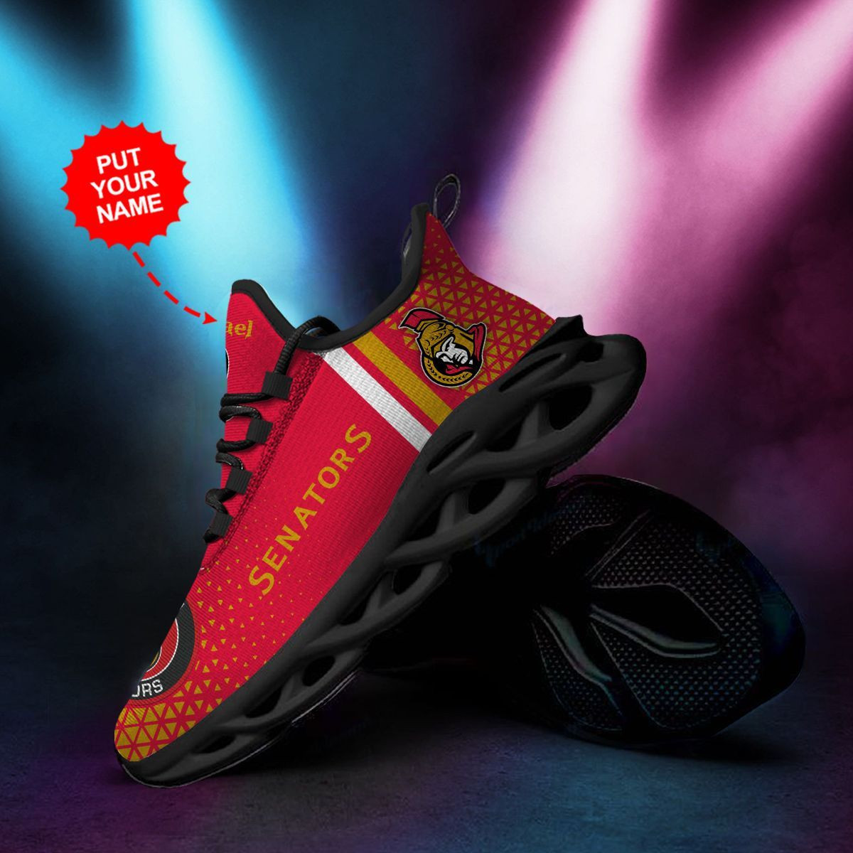 Kansas City Royals Mascot Custom Name Personalized Max Soul Sneakers