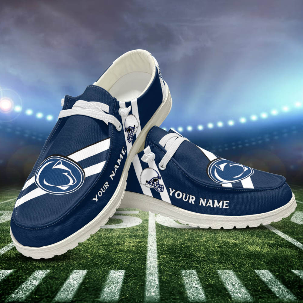 Nebraska Cornhuskers Personalized Hey Dude Sports Shoes - Custom Name Design