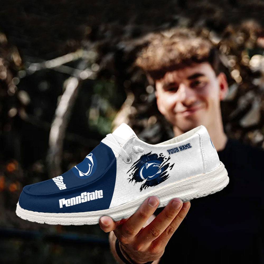 Indianapolis Colts Personalized Hey Dude Sports Shoes - Custom Name Design