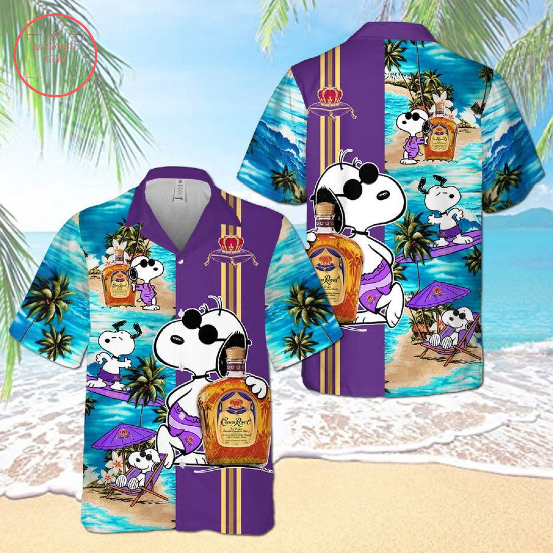 Personalized Crown Royal Hawaiian Shirt