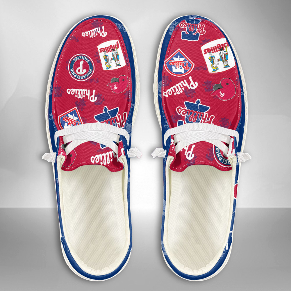Philadelphia Eagles Personalized Hey Dude Sports Shoes - Custom Name Design