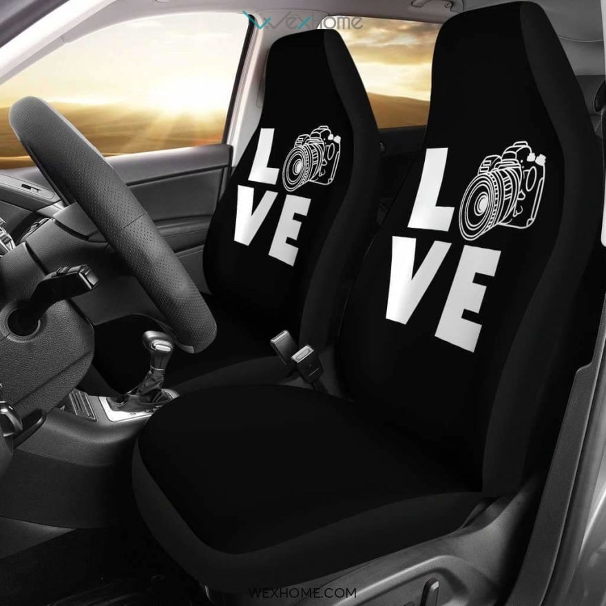Red Paw Print Car Seat Covers Amazing Gift Ideas T041120