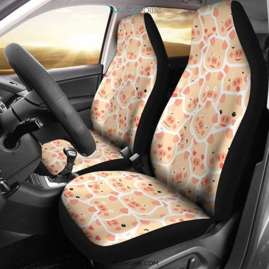 Yellow Tie Dye Pet Car Seat Cover