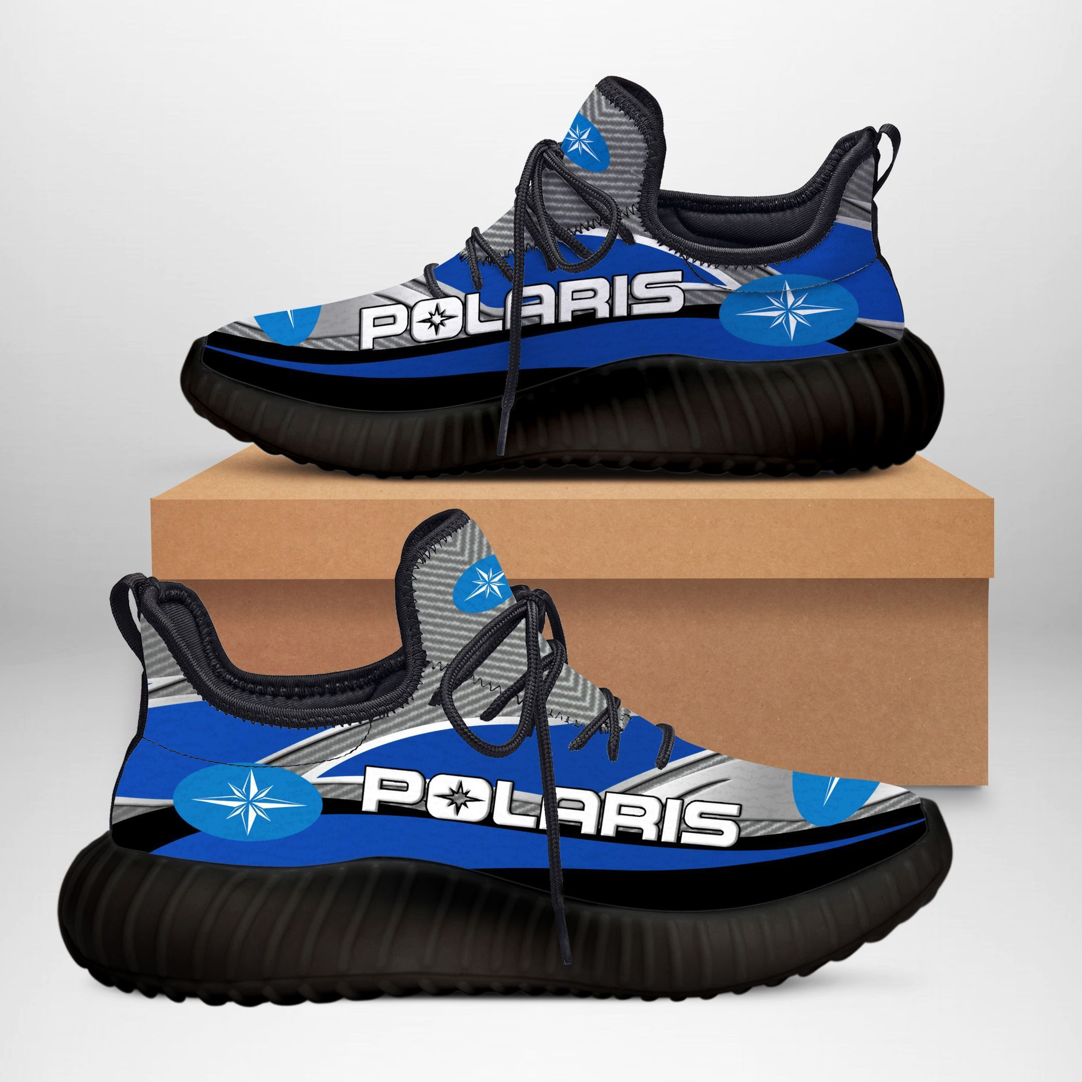 3D Printed Polaris  Sneakers Ver 1 For Men & Women (Red)