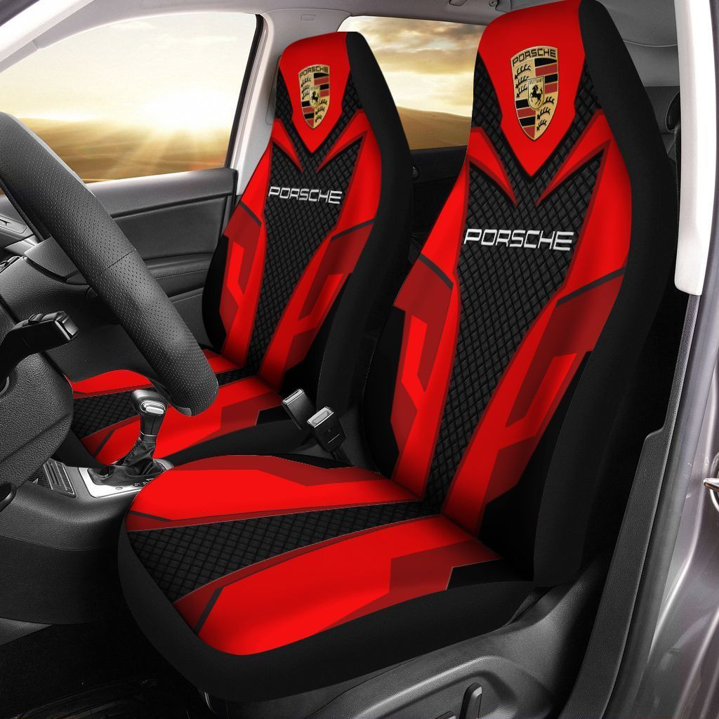 Porsche AN-HT Car Seat Cover (Set of 2) Ver 1 (Blue)