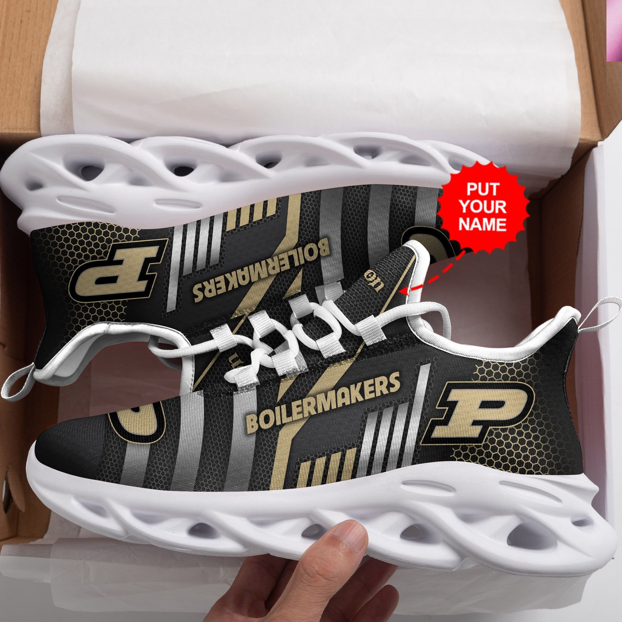 Oregon Ducks Custom Name Personalized Max Soul Sneakers Shoes