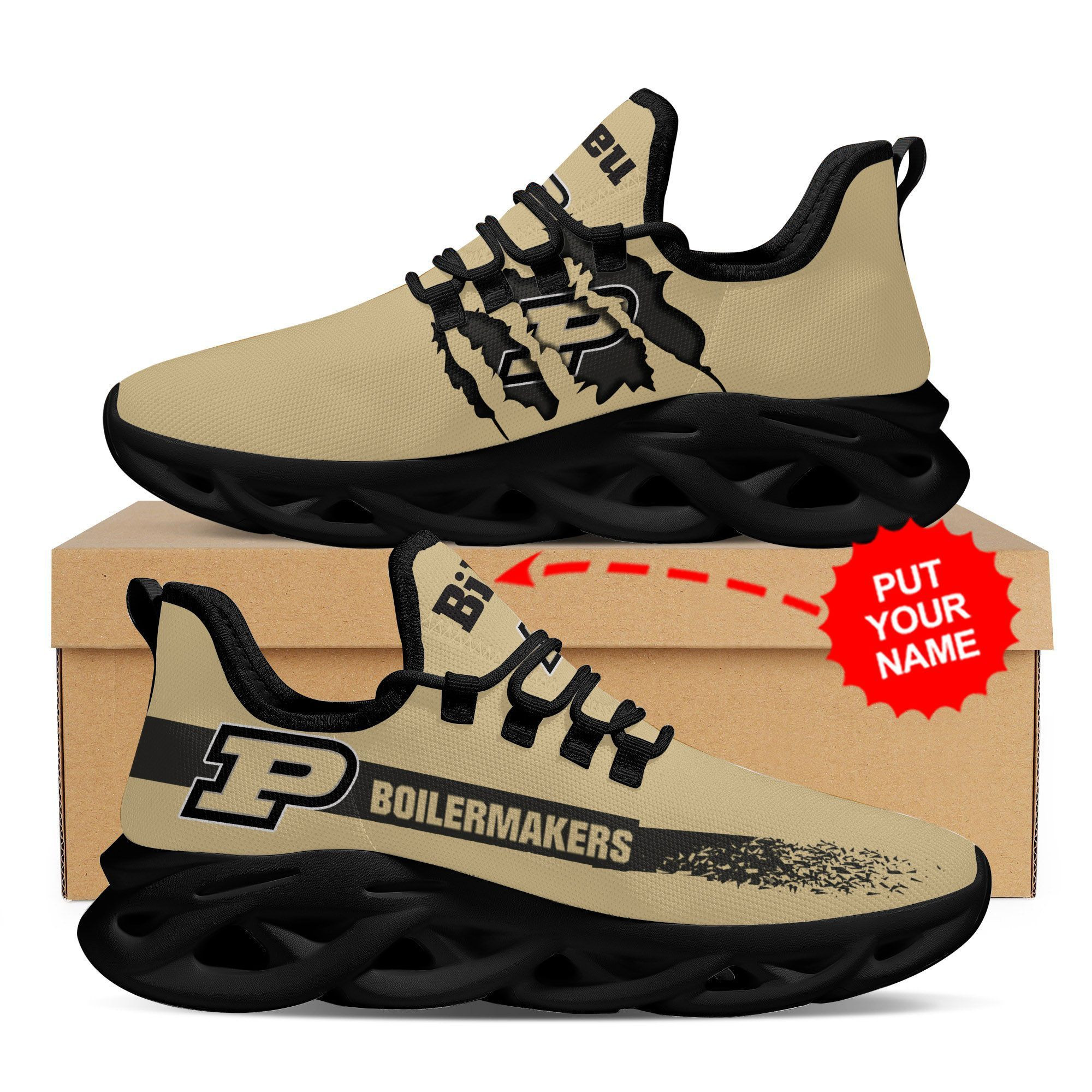 Los Angeles Rams Mascot Custom Name Personalized Max Soul Sneakers