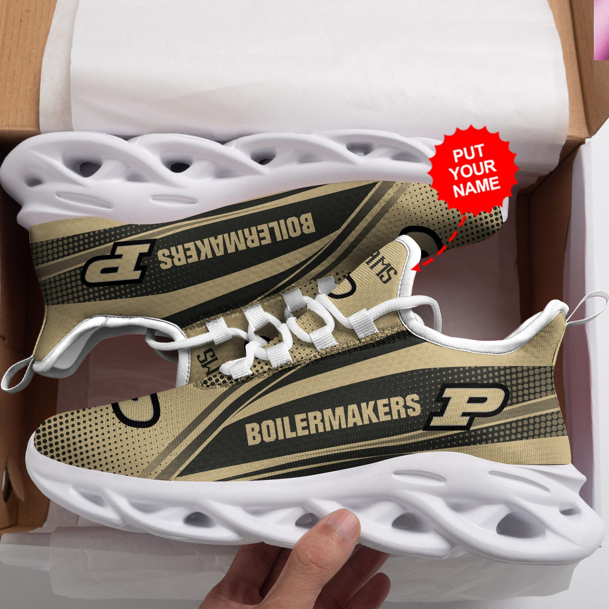 Iowa Hawkeyes Custom Personalized Max Soul Sneakers Shoes
